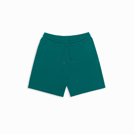 Green Sweat Shorts No Logo