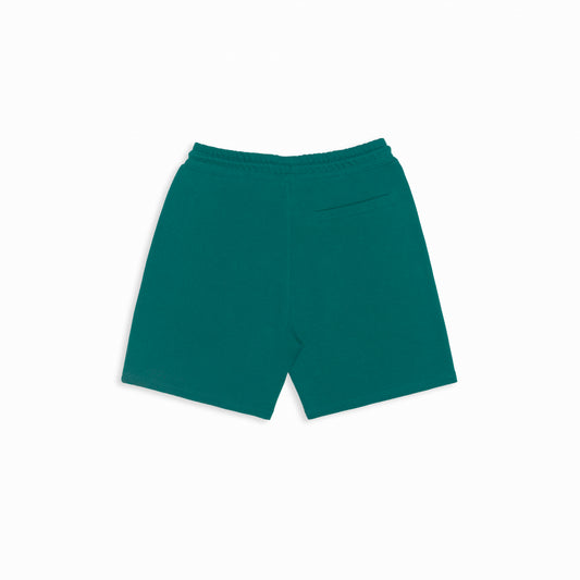 Green Sweat Shorts No Logo