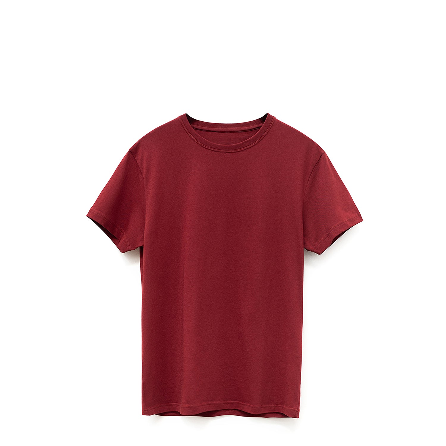 Burgundry-Plain-TShirt