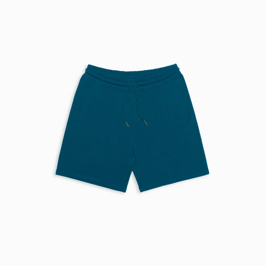 Blue Sweat Shorts No Logo