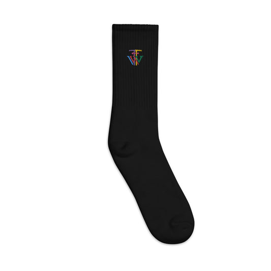 Embroidered Pride Logo socks