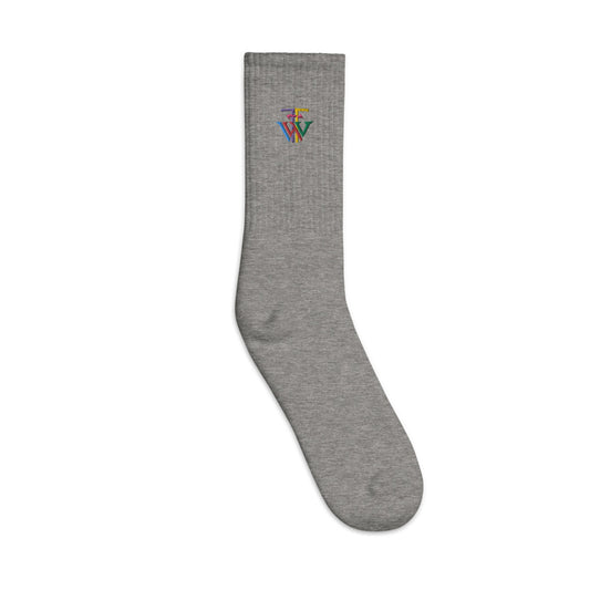 Embroidered Pride Logo socks